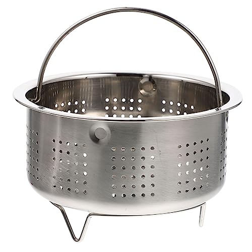 LIGIGWASH Dampfgarer für Gemüse und Teigtaschen Rostfreier Dampfeinsatz Tragbar für Gleichmäßiges von Reis Fisch Kartoffeln und LIGIGWASH Dampfgarer für Gemüse und Teigtaschen Rostfreier Dampfeinsatz Tragbar für Gleichmäßiges von Reis Fisch Kartoffeln und von LIGIGWASH