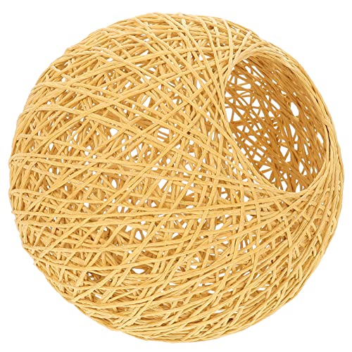 LIGIGWASH Dekorativer Rattanschirm Praktischer Lampenschirm für Deckenleuchten Tischlampen und für Wohnzimmer Schlafzimmer und Restaurants LIGIGWASH Dekorativer Rattanschirm Praktischer Lampenschirm für Deckenleuchten Tischlampen und für Wohnzimmer Schlafzimmer und Restaurants von LIGIGWASH