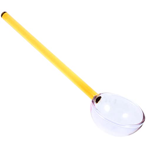 LIGIGWASH Dessertlöffel aus Hochtemperaturbeständige Transparente Löffel für Desserts Milch und Suppen für Kaffee und Teemischungen Design Tischdekoration von LIGIGWASH