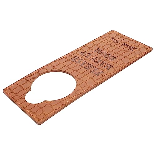 LIGIGWASH Doppelseitiges Türschild Türhänger für Hotel und Zuhause PU Leder Lesbar für Orte Wie Clubs und LIGIGWASH Doppelseitiges Türschild Türhänger für Hotel und Zuhause PU Leder Lesbar für Orte Wie Clubs und von LIGIGWASH