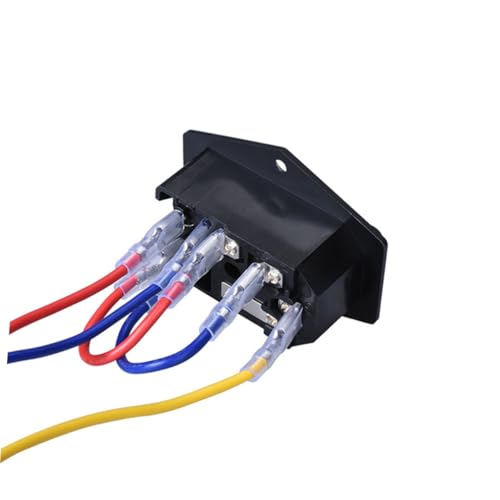 LIGIGWASH Drucker Stromanschluss mit Sicherung Power Outlet Modul mit Kabel Korrosionsbeständig und Sicher für Dauerhaften Gebrauch von LIGIGWASH