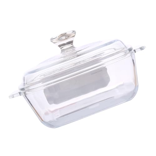 LIGIGWASH Eckige Hitzebeständige Glas Schüssel mit Deckel Mikrowellengeeignet Bpa Frei Spülmaschinenfest Robust und Leicht zu Reinigen für Haushalt und Food Storage von LIGIGWASH