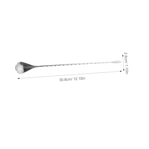 LIGIGWASH Edelstahl Bar Rührlöffel Langer Griff Cocktailmixlöffel Langlebig Glatt für Barkeeper Kaffee Bars Mixen und Rühren Wiederverwendbar LIGIGWASH Edelstahl Bar Rührlöffel Langer Griff Cocktailmixlöffel Langlebig Glatt für Barkeeper Kaffee Bars Mixen und Rühren Wiederverwendbar von LIGIGWASH