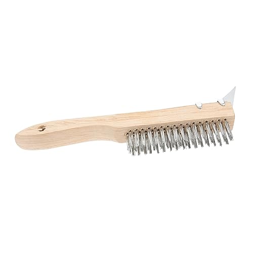 LIGIGWASH Edelstahl Drahtbürste mit Holzgriff Multifunktional für Rostentfernung und Reinigung Handliches Werkzeug für Haushalts und Küchenreinigung Langlebig und Einfach zu Handhaben für LIGIGWASH Edelstahl Drahtbürste mit Holzgriff Multifunktional für Rostentfernung und Reinigung Handliches Werkzeug für Haushalts und Küchenreinigung Langlebig und Einfach zu Handhaben für von LIGIGWASH