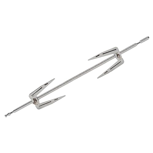 LIGIGWASH Edelstahl Drehspieß Hähnchengabel mit Stange und Schraube Stabiler Grill Chicken Rack Rotierende Brathähnchen Gabel für Ofen und Bbq Einfach für Gleichmäßiges Grillen LIGIGWASH Edelstahl Drehspieß Hähnchengabel mit Stange und Schraube Stabiler Grill Chicken Rack Rotierende Brathähnchen Gabel für Ofen und Bbq Einfach für Gleichmäßiges Grillen von LIGIGWASH