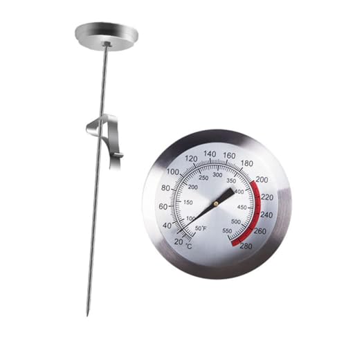 LIGIGWASH Edelstahl Food Thermometer mit Präziser Sonde Bratenthermometer für Grill Friteuse und Küche Langlebig Einfach zu Bedienen für Fleisch Bbq Geflügel und Backen LIGIGWASH Edelstahl Food Thermometer mit Präziser Sonde Bratenthermometer für Grill Friteuse und Küche Langlebig Einfach zu Bedienen für Fleisch Bbq Geflügel und Backen von LIGIGWASH
