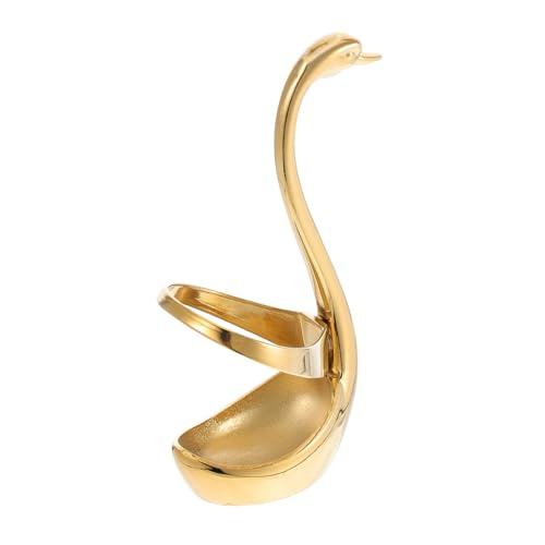 LIGIGWASH Edelstahl Gabelhalter Schwan Design Kleine Goldfarbene Besteckablage Rostfrei Vielseitig für Küche Restaurant Sicher und Leicht zu Reinigen Stilvolle Aufbewahrung für Kaffeelöffel LIGIGWASH Edelstahl Gabelhalter Schwan Design Kleine Goldfarbene Besteckablage Rostfrei Vielseitig für Küche Restaurant Sicher und Leicht zu Reinigen Stilvolle Aufbewahrung für Kaffeelöffel von LIGIGWASH