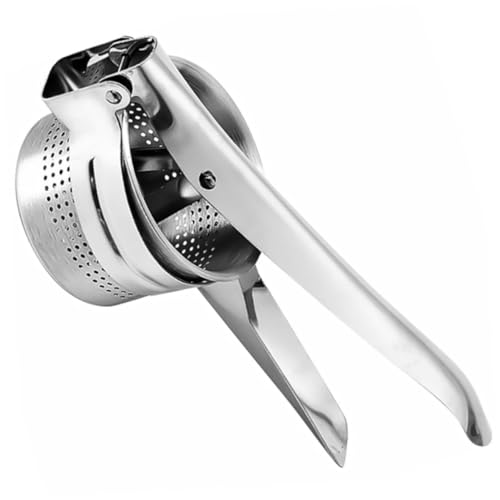 LIGIGWASH Edelstahl Kartoffelstampfer Küchenhelfer Kartoffelpresse Leicht Robust Für Kartoffelpüree Gemüsebrei Gemüsestampfer Kompakt Ergonomisch von LIGIGWASH