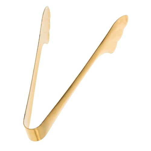 LIGIGWASH Edelstahl Mini Lebensmittelzange Flügel Design Hitzeschutz Kleine Servierzange für Tee Eiswürfel Zucker Buffet Grill Party Küchenhilfe von LIGIGWASH