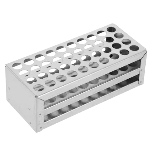 LIGIGWASH Edelstahl Reagenzglasständer Labor Rohrhalter Korrosionsbeständig Stabil für Forschung und Unterricht LIGIGWASH Edelstahl Reagenzglasständer Labor Rohrhalter Korrosionsbeständig Stabil für Forschung und Unterricht von LIGIGWASH