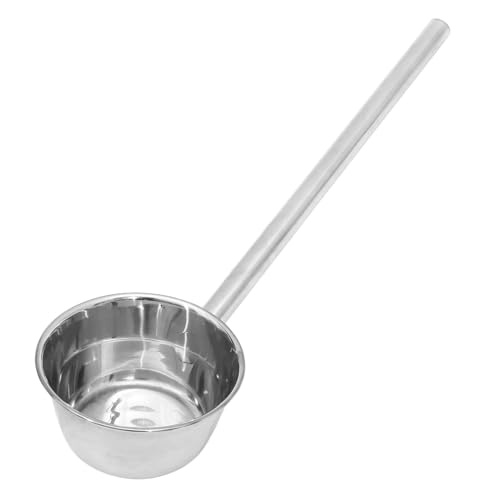 LIGIGWASH Edelstahl Suppenkelle mit Langem Griff Hitzebeständig und Bruchfest Multifunktionale Schöpfkelle für Küche Restaurant und Hotel Grifflänge Ergonomisch Gestaltet von LIGIGWASH