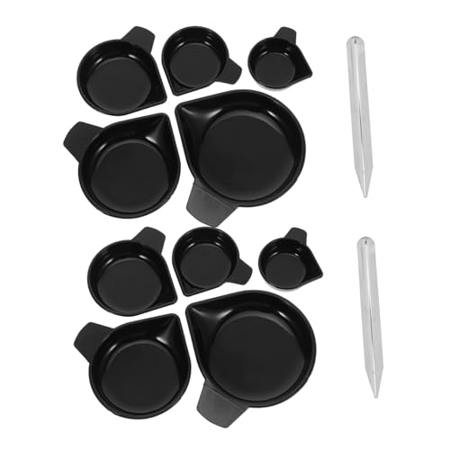 LIGIGWASH Edelstahl Waageschale Lebensmittelwaage Labor Waageschale Wiegeschiffchen Pulver Waagen Küchenwaage Pulver Messschale Wiegeschale Edelsteinwaage Schwarzer Kunststoff LIGIGWASH Edelstahl Waageschale Lebensmittelwaage Labor Waageschale Wiegeschiffchen Pulver Waagen Küchenwaage Pulver Messschale Wiegeschale Edelsteinwaage Schwarzer Kunststoff von LIGIGWASH