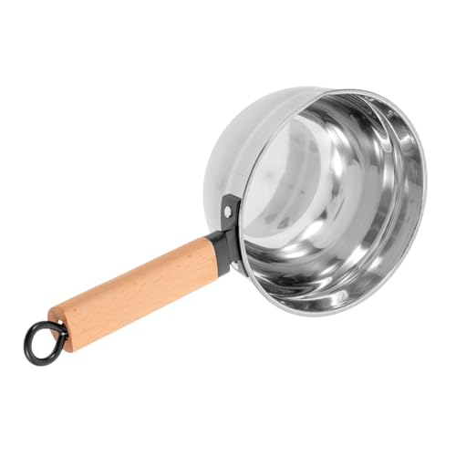 LIGIGWASH Edelstahl Wasserschaufel mit Holzgriff Langlebige Küchenschöpfkelle Leicht und Robust Rutschfestes Design für Haushalt und Kochen LIGIGWASH Edelstahl Wasserschaufel mit Holzgriff Langlebige Küchenschöpfkelle Leicht und Robust Rutschfestes Design für Haushalt und Kochen von LIGIGWASH