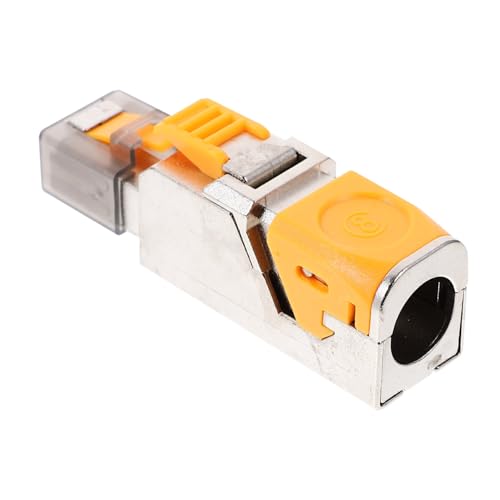 LIGIGWASH Ethernet Stecker Cat Werkzeugloser Crimp Stecker für Gigabit Gigabit Netzwerke Geschirmt Kompatibel mit Pc Laptop Router und Smart Tv von LIGIGWASH