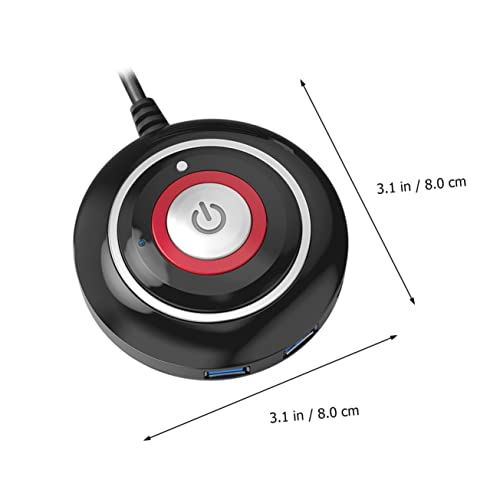 LIGIGWASH Externer USB Reset Button für PC Gehäuse Ersatz Netzschalter für Desktop Computer Einfacher Einbau Kompatibel mit Office und Home Nutzung Sicherheits Pci Slot Diebstahl Design von LIGIGWASH