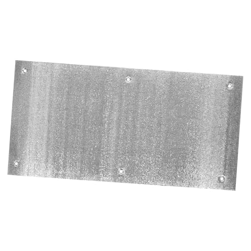 LIGIGWASH Fensterisolierfolie Saugnapf Thermische Fensterfolie Isolierter Glasfilm Cooler Fenster -isolationsfilm Sommerfensterfolie Reflektierende Folienisolierung Aluminiumfolie Silber von LIGIGWASH