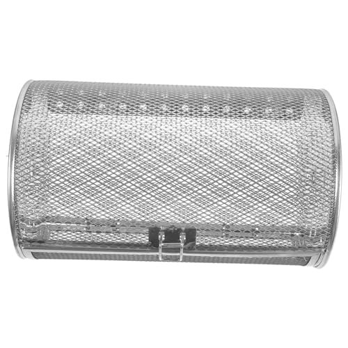 LIGIGWASH Grillkorb Drehspieß für Backofen und Heißluftfritteuse Rotierender Bbq Grillkorb zum Braten von Gemüse Fleisch Nüssen und Süßkartoffeln Einfach zu Montieren für Grill und Backofen von LIGIGWASH