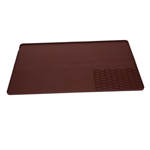 LIGIGWASH Große Silikon Kaffee Station Matte Rutschfeste Schutzmatte mit Abnehmbarem Trocknungspad für Kaffeemaschine und Espressomaschine Geeignet von LIGIGWASH