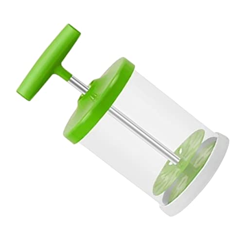 LIGIGWASH Handlicher Handpumpe Milchaufschäumer aus Grünem Kompakt Leichter Milchfrother für Cremigen Milchschaum Einfacher Zusammenbau Sicherer Rutschfester Griff für Cappuccino Latte von LIGIGWASH