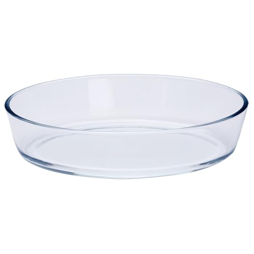 LIGIGWASH Hitzebeständiges Borosilikat glas Backblech Ovaler Backofen Mikrowellengeeigneter Servierteller für Lebensmittel und Gemüse LIGIGWASH Hitzebeständiges Borosilikat glas Backblech Ovaler Backofen Mikrowellengeeigneter Servierteller für Lebensmittel und Gemüse von LIGIGWASH