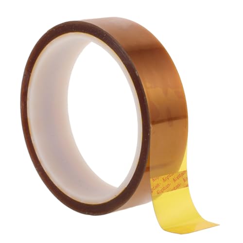 LIGIGWASH Hitzebeständiges Polyimid Klebeband Doppelseitiges Isolierband für Sublimation und Industrie Temperaturbeständig Langlebig und Stabil für Elektronik und Handwerk von LIGIGWASH