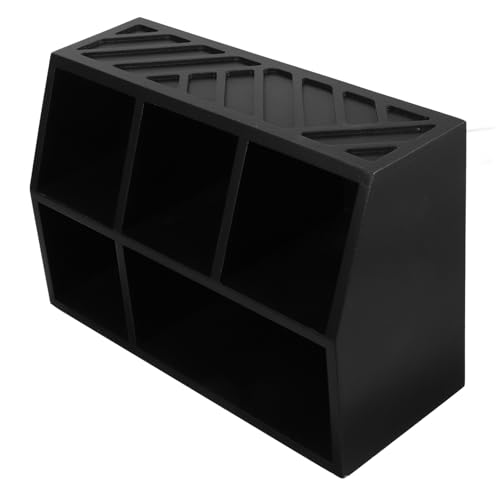 LIGIGWASH Holz Aufbewahrungsbox mit Fächern für Tee Zuckerbeutel Papierbecher Strohhalme Mehrzweck Organizer für Kaffee Station Küchen Büroablage Eleganter Stauraum für Bar Wiederverwendbar von LIGIGWASH