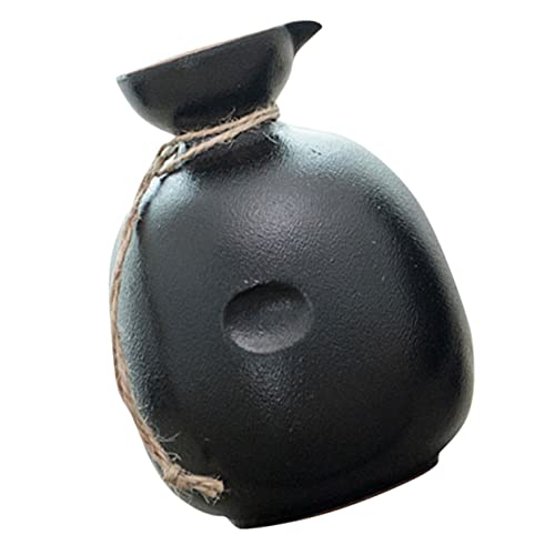 LIGIGWASH Japanischer Stil Keramischer Sake Leichter Weintopf Lebensmittelechte Wiederverwendbare Sake Servierflasche für Zuhause und Gastronomie von LIGIGWASH