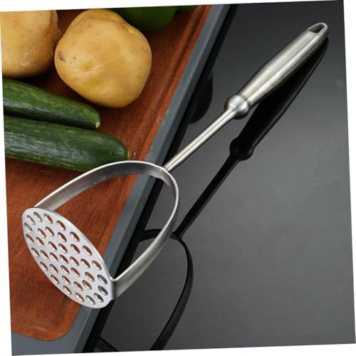 LIGIGWASH Kartoffelstampfer aus Edelstahl Manuell Rostfrei mit Komfortablem Griff Langlebig und Vielseitig für Kartoffelpüree Gemüse Obstpüree Geeignet für Haushalt und Gastronomie von LIGIGWASH