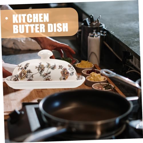 LIGIGWASH Keramik Butterdose mit Deckel Butterdose Kühlschranktür Geeignet Mikrowellen und Spülmaschinenfest Stabile Butteraufbewahrung für Küchen und Restaurants Gelb mit Elegantem Design LIGIGWASH Keramik Butterdose mit Deckel Butterdose Kühlschranktür Geeignet Mikrowellen und Spülmaschinenfest Stabile Butteraufbewahrung für Küchen und Restaurants Gelb mit Elegantem Design von LIGIGWASH