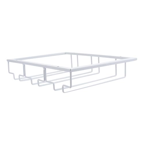 LIGIGWASH Kompakter Weinglas Halter aus Hängendes Reihiges Lagerregal für Gläser für Wohnzimmer Küche und Restaurant Rostfrei und Spülmaschinengeeignet von LIGIGWASH