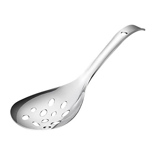 LIGIGWASH Küchensieb Löffel Rostfreier Servierlöffel mit Schlitzen zum Frittieren und Abseihen von Lebensmitteln Spülmaschinenfest und Leicht zu Reinigen von LIGIGWASH