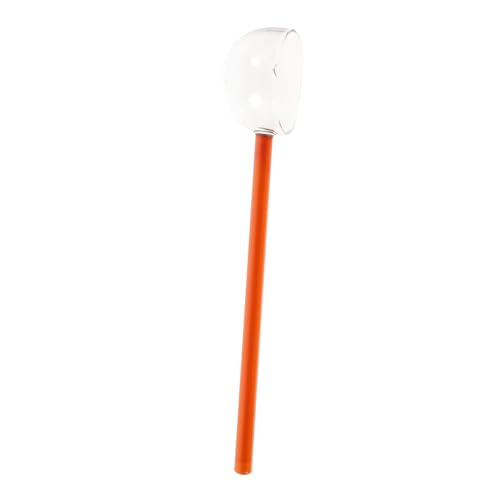 LIGIGWASH Löffel mit Langem Griff Hochtemperaturbeständiger Transparenter Rührlöffel für Desserts Kaffee Cocktails und Zufällige Farbe Zufällige Farbe Zufällige Farbe von LIGIGWASH