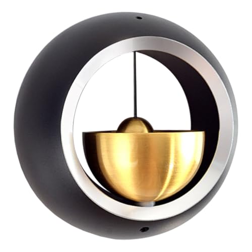 LIGIGWASH Magnetische Türklingel aus Reinem Messing Klarer Zuverlässiger Halt Vielseitige Tür und Kühlschrankdeko Rustikale Glocke für Geschäft Zuhause und Eingangsbereich Schwarz LIGIGWASH Magnetische Türklingel aus Reinem Messing Klarer Zuverlässiger Halt Vielseitige Tür und Kühlschrankdeko Rustikale Glocke für Geschäft Zuhause und Eingangsbereich Schwarz von LIGIGWASH