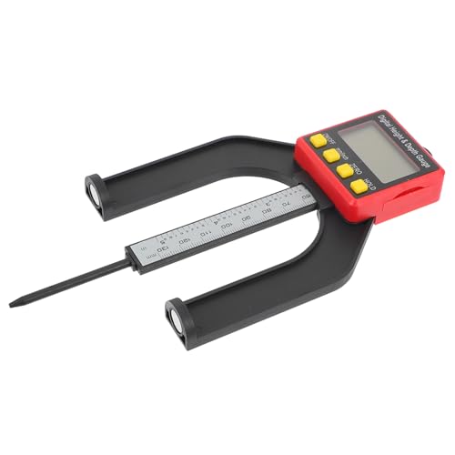 LIGIGWASH Magnetischer Höhen und Tiefenmesser mit Großem LCD Präzises Messwerkzeug für Holzarbeiten Flache Rückseite Starke Magnetbasis Umschaltbar Millimeter LIGIGWASH Magnetischer Höhen und Tiefenmesser mit Großem LCD Präzises Messwerkzeug für Holzarbeiten Flache Rückseite Starke Magnetbasis Umschaltbar Millimeter von LIGIGWASH
