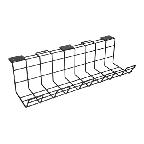 LIGIGWASH Metall Kabel Organizer Untertisch Kabelmanagement Ablage Rack Schwarz Kompakt Langlebig Einfache Montage Schreibtisch Kabelhalter für Büro Zuhause LIGIGWASH Metall Kabel Organizer Untertisch Kabelmanagement Ablage Rack Schwarz Kompakt Langlebig Einfache Montage Schreibtisch Kabelhalter für Büro Zuhause von LIGIGWASH