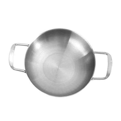 LIGIGWASH Mini Meeresfrüchte Topf Kleiner Food Pan mit Breiten Griffen Spülmaschinenfest Hitzebeständig für Küche Kantine und Outdoor Einsatz von LIGIGWASH