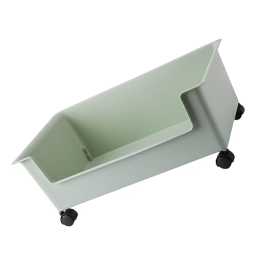 LIGIGWASH Mobiles Bücherregal mit Rädern Praktischer Aufbewahrungscontainer für Bücher Dem Schreibtisch Stabiler und Geräumiger Organizer für Wohnheim und Büro Avocadogrün Klein LIGIGWASH Mobiles Bücherregal mit Rädern Praktischer Aufbewahrungscontainer für Bücher Dem Schreibtisch Stabiler und Geräumiger Organizer für Wohnheim und Büro Avocadogrün Klein von LIGIGWASH
