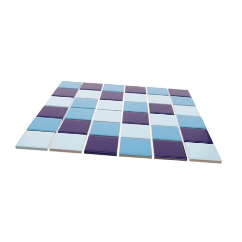 LIGIGWASH Mosaikfliesen Blau Keramische Poolfliesen für Badezimmer Schwimmbäder und Dekoration Vielseitig Einsetzbar für Wohnräume Einfache Anwendung und Hellblau Glasiert LIGIGWASH Mosaikfliesen Blau Keramische Poolfliesen für Badezimmer Schwimmbäder und Dekoration Vielseitig Einsetzbar für Wohnräume Einfache Anwendung und Hellblau Glasiert von LIGIGWASH
