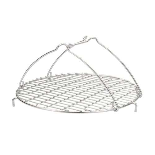 LIGIGWASH Multi Funktion Dampfgestell mit Hitzebeständigen Griffen Passend für Luftfritteusen und Kochtöpfe Leicht zu Reinigen zum Dämpfen von Fisch Gemüse und Eiern von LIGIGWASH