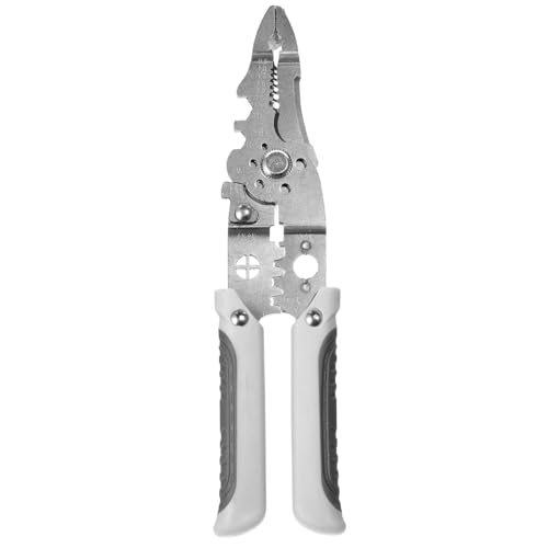 LIGIGWASH Multifunktionale Abisolierzange aus Edelstahl mit Kabelschneider und Crimper Ergonomisch Robust für Kupferkabel Vielseitiges Kabelabisolier Crimpwerkzeug Professionelles LIGIGWASH Multifunktionale Abisolierzange aus Edelstahl mit Kabelschneider und Crimper Ergonomisch Robust für Kupferkabel Vielseitiges Kabelabisolier Crimpwerkzeug Professionelles von LIGIGWASH