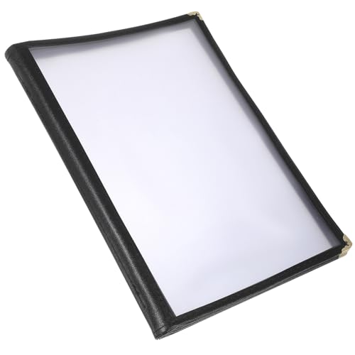 LIGIGWASH PVC Menübuch Transparent Seiten Flächen Multifunktionaler Menühalter mit Klarem Einband Praktischer Speisekarten Ordner für Restaurant Bar und Hotel LIGIGWASH PVC Menübuch Transparent Seiten Flächen Multifunktionaler Menühalter mit Klarem Einband Praktischer Speisekarten Ordner für Restaurant Bar und Hotel von LIGIGWASH