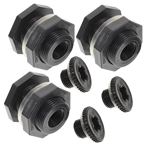 LIGIGWASH PVC Wasserbehälter Anschlussstück mit Dichtungsring für Regentonnen Aquarien und Teiche Robuste Schlauchverbindung für Einfache Installation und Langlebige Nutzung LIGIGWASH PVC Wasserbehälter Anschlussstück mit Dichtungsring für Regentonnen Aquarien und Teiche Robuste Schlauchverbindung für Einfache Installation und Langlebige Nutzung von LIGIGWASH