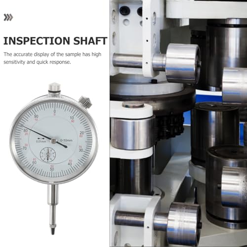 LIGIGWASH Präzisions dial test indikator Messuhr mit Auflösung Stoßfest Robust für Innen Außendurchmesser Messwerkzeug mit Fein Einstellbarer Anzeige Hoher Empfindlichkeit und Schneller von LIGIGWASH