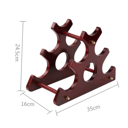 LIGIGWASH Robustes Holz Weinregal Standfestes Weinflaschen Display Rack für Zuhause und Büro Stilvolles Weinregal Halter Flaschen Multifunktionaler Weinschrank Dekor von LIGIGWASH