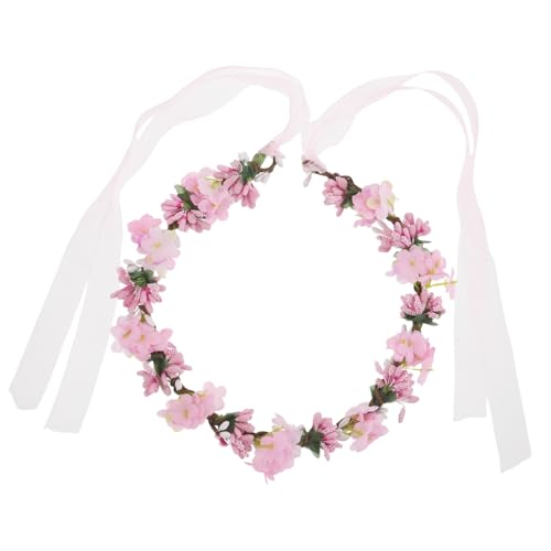 LIGIGWASH Romantisches Braut Haarkranz Stirnband mit Blumenkranz Leichtes Komfortables Hochzeits Party Haaraccessoire mit Flexiblem Band für Fotos Strandzeremonie und Feierlichkeiten LIGIGWASH Romantisches Braut Haarkranz Stirnband mit Blumenkranz Leichtes Komfortables Hochzeits Party Haaraccessoire mit Flexiblem Band für Fotos Strandzeremonie und Feierlichkeiten von LIGIGWASH