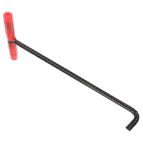 LIGIGWASH Schwerlast Hebehaken aus Legierungsstahl für Schachtdeckel Kompatibler Rutschfester und Stoßdämpfender Manhole Cover Lifter mit Bodenschonendem Design Handliches Werkzeug für von LIGIGWASH