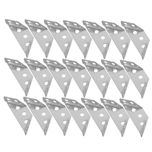 LIGIGWASH Teiliges Eckverbinder Edelstahl mit Schrauben Schwere Dreieckige Stützwinkel Winkelhalterung für Holz Metallmöbel Stabiler Eckverbinder für Schränke Tische Betten und Stühle von LIGIGWASH