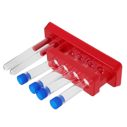 LIGIGWASH Testrohrständer mit Testrohren Großer Kapazität Stabiler Kunststoffhalter für Chemie Wissenschaftsexperimente Einfach zu Reinigen für Forschung und Unterricht LIGIGWASH Testrohrständer mit Testrohren Großer Kapazität Stabiler Kunststoffhalter für Chemie Wissenschaftsexperimente Einfach zu Reinigen für Forschung und Unterricht von LIGIGWASH