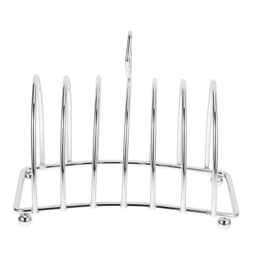 LIGIGWASH Toastständer mit Metallgriff Multifunktionaler Brothalter für Küche und Party Wiederverwendbarer Toast Organizer Eleganter Toast Rack für Scheiben und Brötchen Geeignet für Indoor von LIGIGWASH