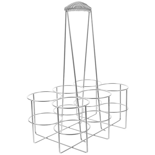 LIGIGWASH Bierflaschenträger Tragbar Aus Metall Grill-bierflaschenregal Praktischer Träger Für Bar Und Transport von LIGIGWASH